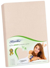 Bellatex Jersey lepedő púderrózsaszín, 180 x 200 cm