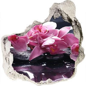 3d-s lyukat fali matrica Rózsaszín orchidea nd-p-28903356