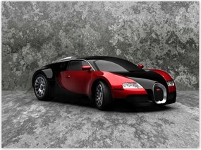 Poszterek 135x100 Bugatti Veyron Piros