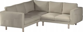 Dekoria Norsborg 4 személyes sarokkanapé huzat Ikea barna