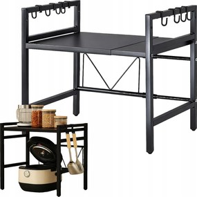 Mikrohullámú Sütő Polc Állvány Állítható Stabil Mikrohullámú Fűszertartó