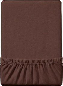 Jersey EXCLUSIVE sötétbarna lepedő 90x200 cm Grammsúly (rost sűrűség): Lux (190 g/m2)