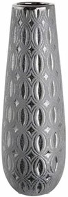 Kerámia váza ezüst "Ovado" 28 cm