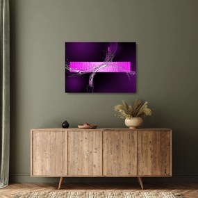 Absztrakt kép (üvegen) (70x50 cm)