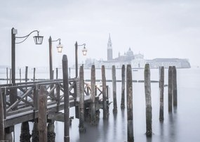 Poszter 42x29,7cm Vízpart a velencei lagúnánál 2, Assaf Frank