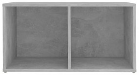 betonszürke szerelt fa TV-szekrény 72 x 35 x 36,5 cm