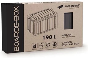 Prosperplast BOARDEBOX kerti doboz barna 190L