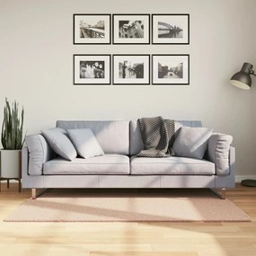 HUARTE púderszínű rövid szálú puha és mosható szőnyeg 80x150 cm