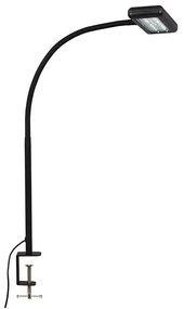 Brilo - LED Rugalmas asztali lámpa klipsszel TRASNA LED/7,5W/230V fekete