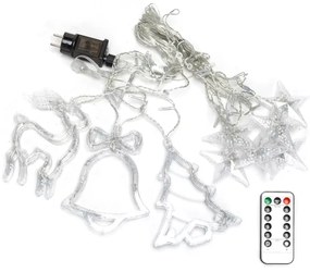 Aigostar - LED RGBY kültéri karácsonyi fényfüzér 120xLED/6W/230V/8 funkciós 3x0,6m IP44 + távirányító