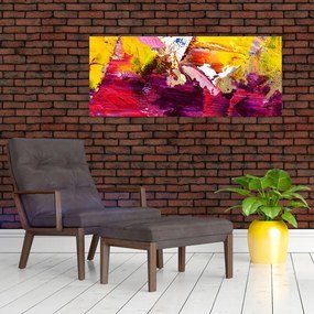 Absztrakció kép - festmény (120x50 cm)