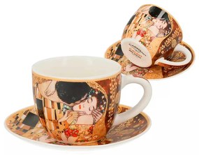 Klimt porcelán eszpresszó kávés csésze 80 ml A Csók