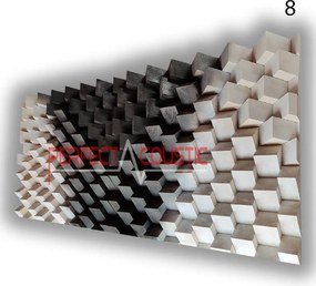 Borovi Fenyő Akusztikus Falpanel 140x70x7cm - 140x70x7cm