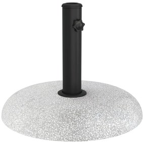 Napernyőalap 37/42/52/58mm oszlopokhoz Világosszürke Beton 20 kg