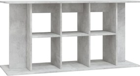 vidaXL szürke beton akváriumállvány 120 x 40 x 60 cm rétegelt fából