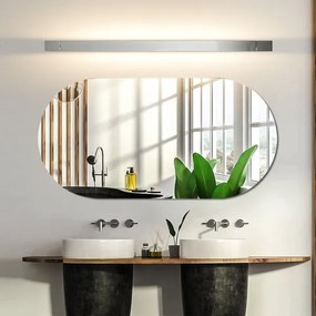 Brilagi-LED Fürdőszobai megvilágított tükör AQUA LINE LED/24W/230V 90 cm IP44 fényes króm