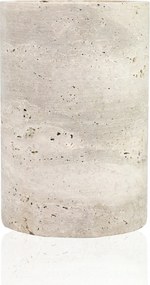 Váza Dekoratív Természetes Kő Elegáns Ajándék Dekoráció Tubus 15 cm