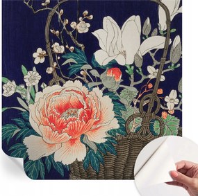 Öntapadós Fali Fotótapéta Hálószobába Virágos kosár 250x250 cm