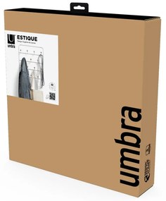 Fehér-natúr színű fém ajtófogas 36 cm Estique – Umbra