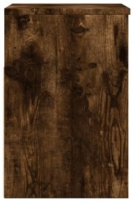 füstös tölgy színű cipőtároló pad 60 x 30 x 45 cm