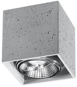 SOLLUX SL-0646 VALDE Kocka Mennyezeti Lámpa Szürke GU10/ES111 IP20