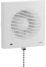 Mexen DXS 120 fürdőszobai ventilátor, húzókapcsoló, fehér - W9603-125K-00