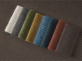 Barna kordbársony kanapé 242 cm Giorgia – Bobochic Paris