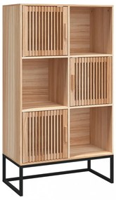 szerelt fa magasszekrény 70x35x125 cm