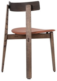 Barna-konyakbarna tölgyfa étkezőszék szett 2 db-os Nora – Gazzda