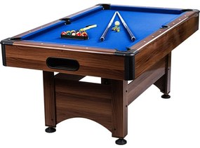 GamesPlanet® Biliárdasztal TRENDLINE Kék 6ft 184 x 108 cm