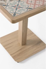 Acél kerti kisasztal 73x73 cm Kalimera – Bizzotto