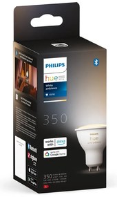 LED okos izzó GU10, 4 W White ambiance – Philips Hue