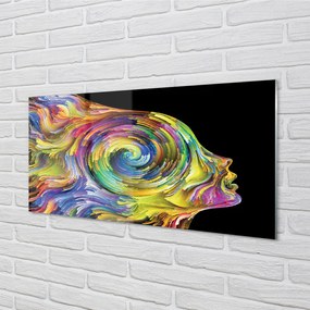 Üvegképek Nő színes kép 120x60cm