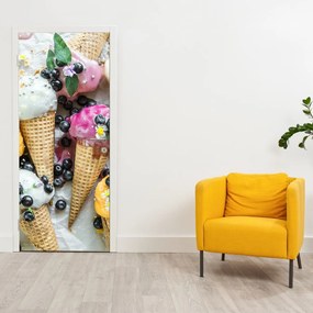 Fotótapéta ajtóra - Fagylalt (95x205cm)