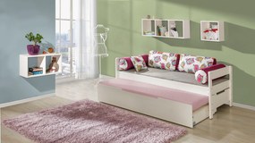 Széthúzható ágy 90 cm Balos (ágyráccsal és tárhellyel). 605358
