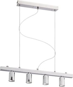 RENDL RALLONG IV függeszték alap króm 230V LED E27 4x15W