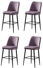 Vento Lilac bárszék szett, 4 db, 4 db