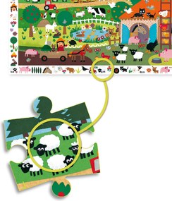 Megfigyeltető puzzle - A farm, 35 db-os - The farm