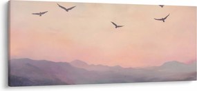 Kép - Madárcsapat II. (120x50 cm)