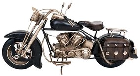 Motor modell - Vintage dekoráció - Fekete - 27 cm