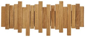Natúr színű tölgyfa fali fogas 3 cm Caltra – House Nordic