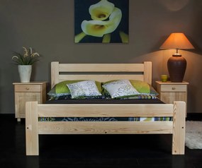 AMI nábytek Fenyőfa ágy Neli 140x200 cm fenyő