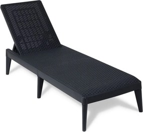 TOOMAX Műanyag kerti nyugágy NUMANA grafit