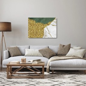 Üveg kép - Zöld márvány N⁰2 (70x50 cm)