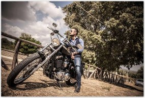 Poszterek 120x80 Motorkerékpár Klasszikus Motor