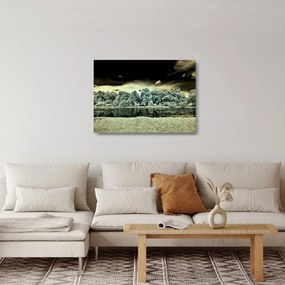 A víz felszínének képe (üvegen) (70x50 cm)