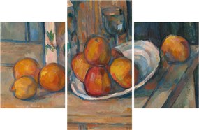 Kép - Paul Cézanne, Still Life with Milk Jug and Fruit, reprodukciók (90x60 cm)