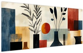 Kép - Kubista vázák (120x50 cm)