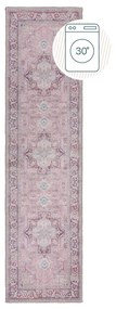 Világospiros mosható futószőnyeg újrahasznosított szálkeverékből 60x230 cm Windsor – Flair Rugs