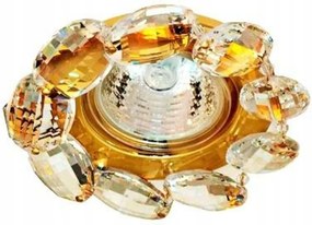 Mennyezeti süllyesztett spotlámpa AZzardo Erika arany AZ2776 GU10 1x50W IP20